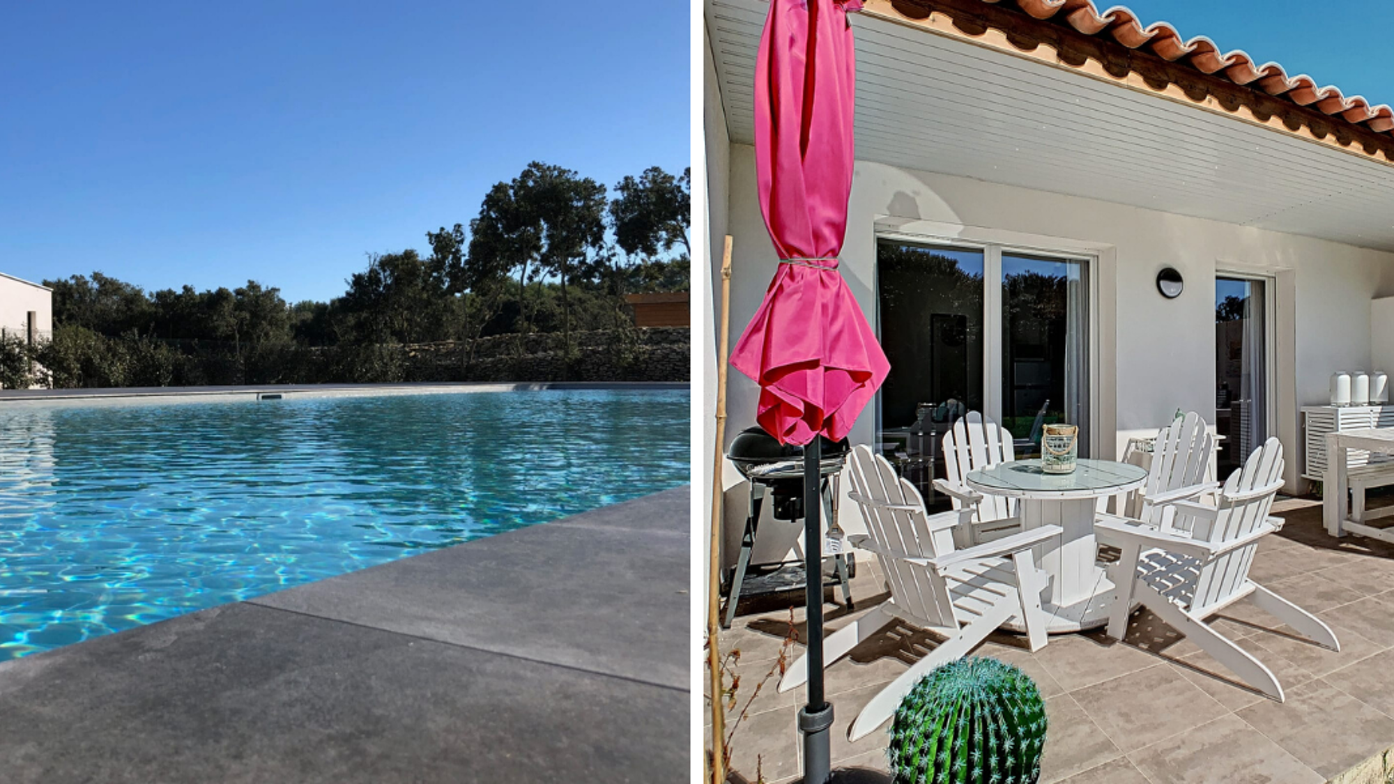 Avec terrasse et piscine !