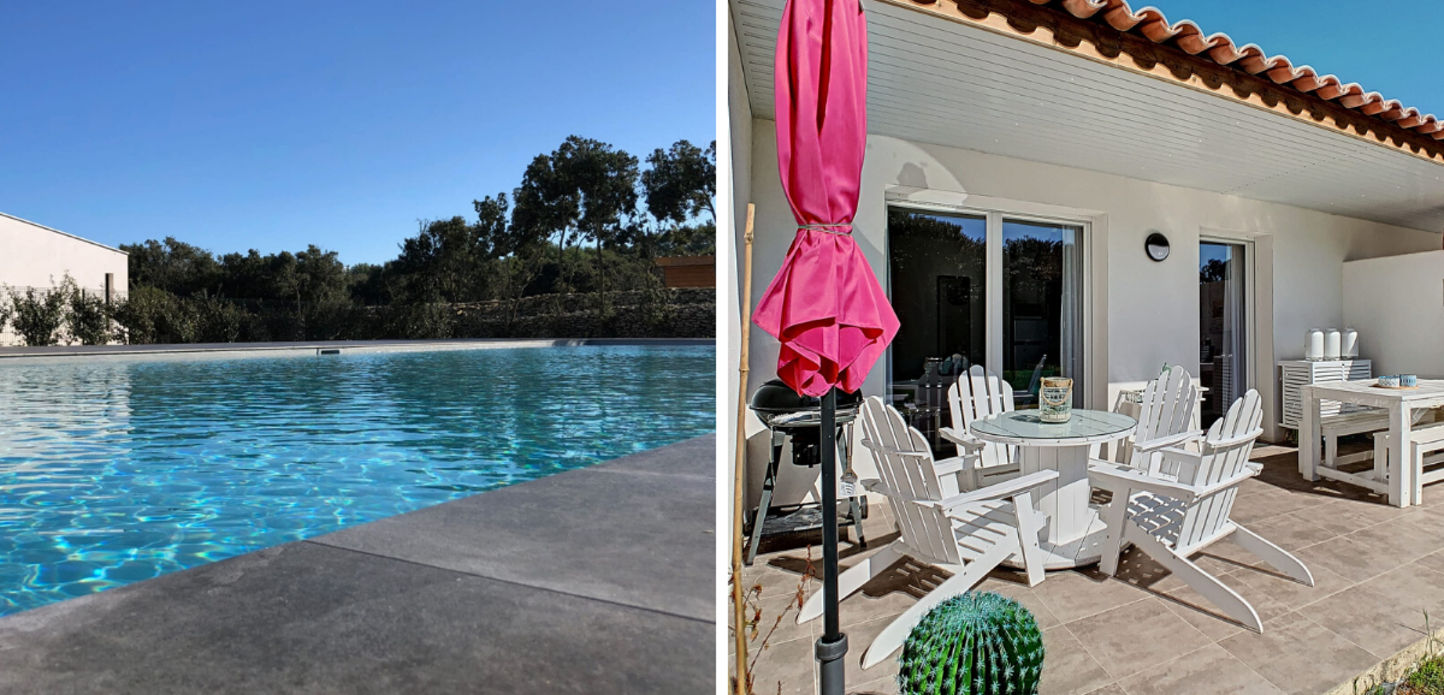 Avec terrasse et piscine !