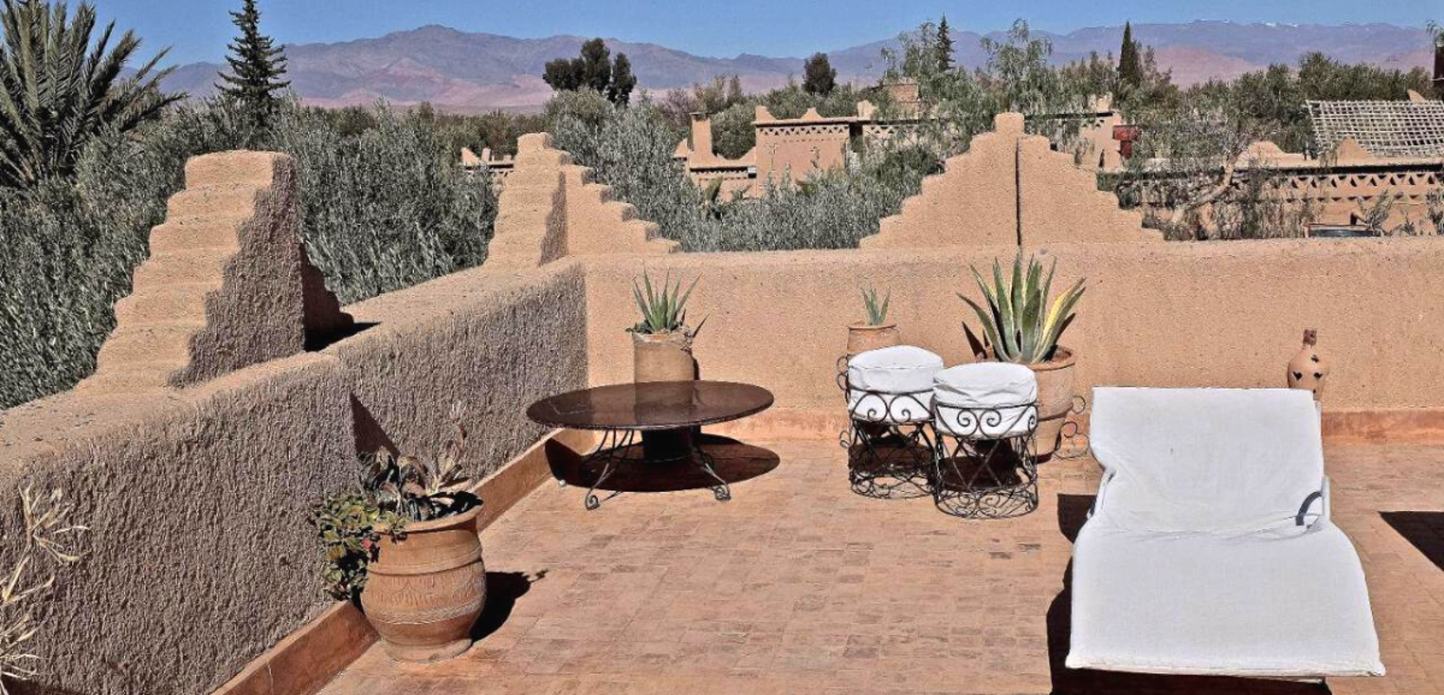Ou au solarium avec vue sur les montagnes !