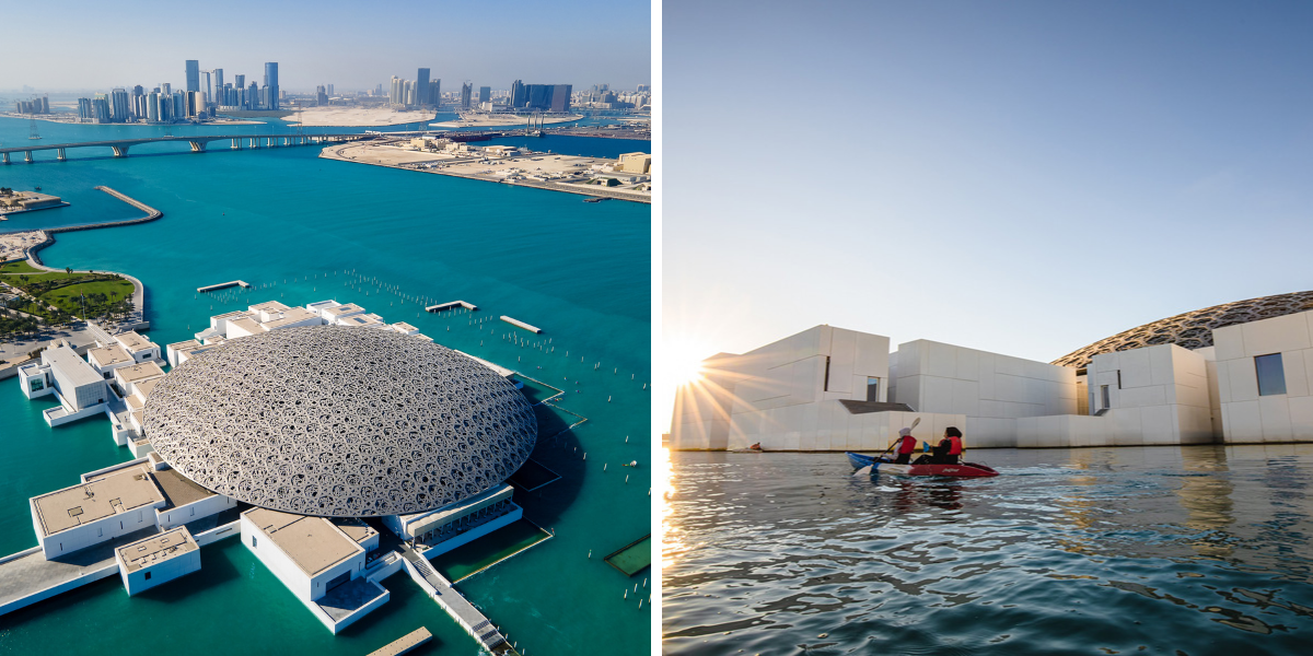 Découvrez le célèbre musée du Louvre d'Abu Dhabi d'une manière insolite 
