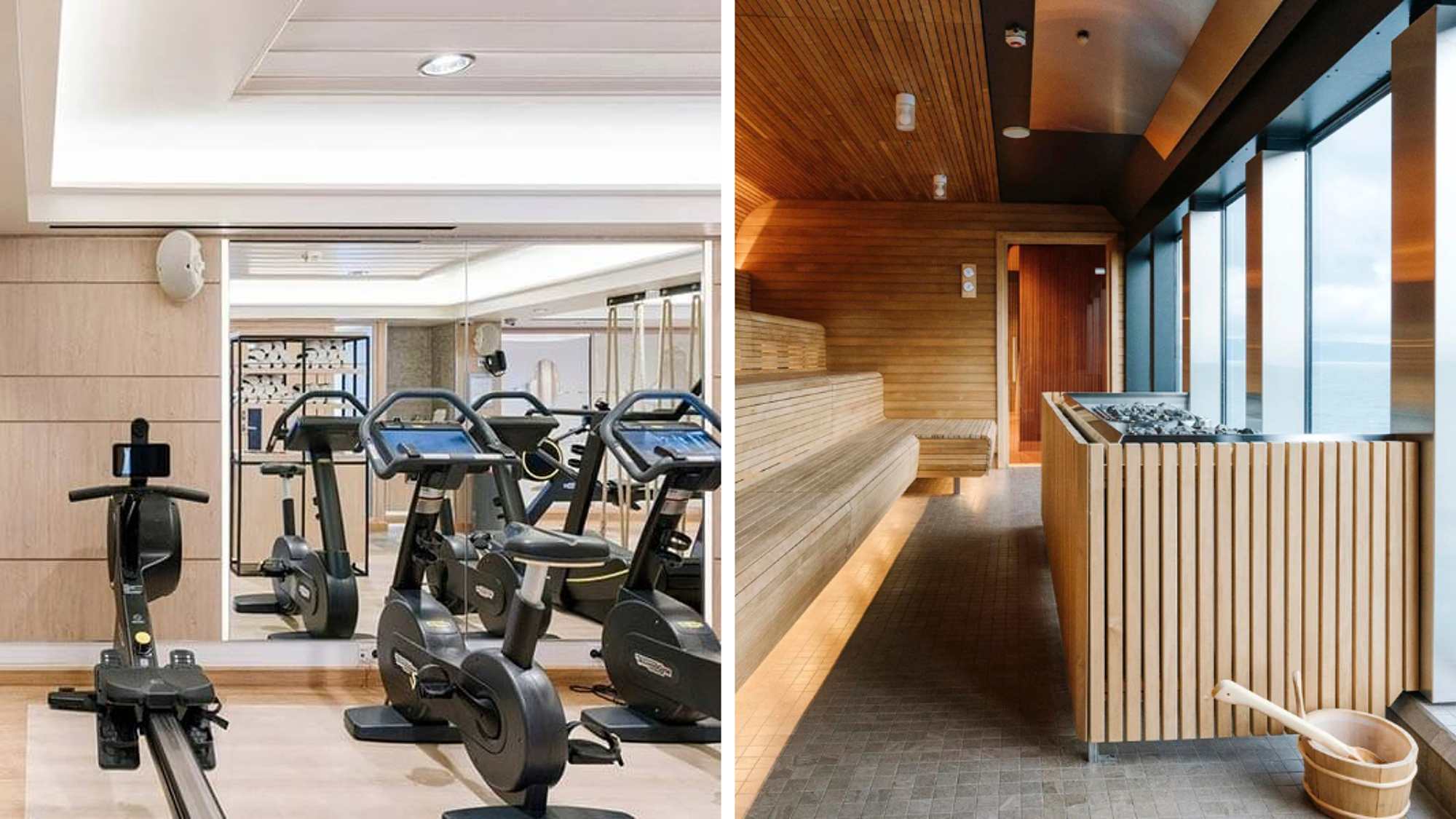 La salle de sport et le sauna