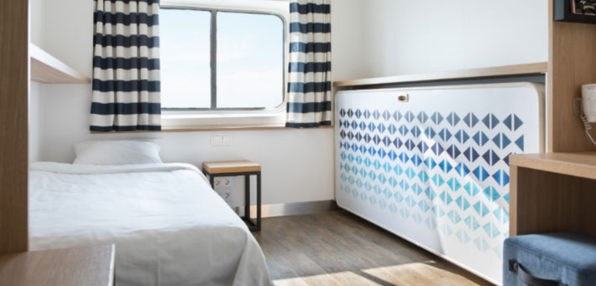 Passez la nuit dans votre cabine à partager (photo non contractuelle)