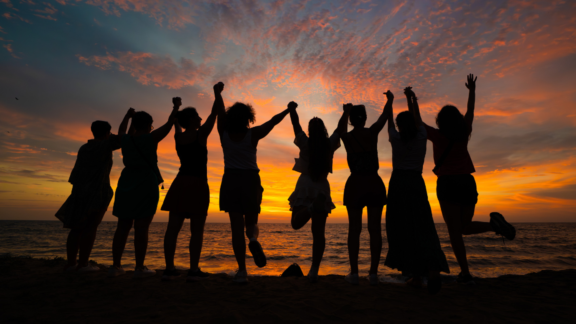 Un dernier coucher de soleil avant le départ, Colombo, jour 11