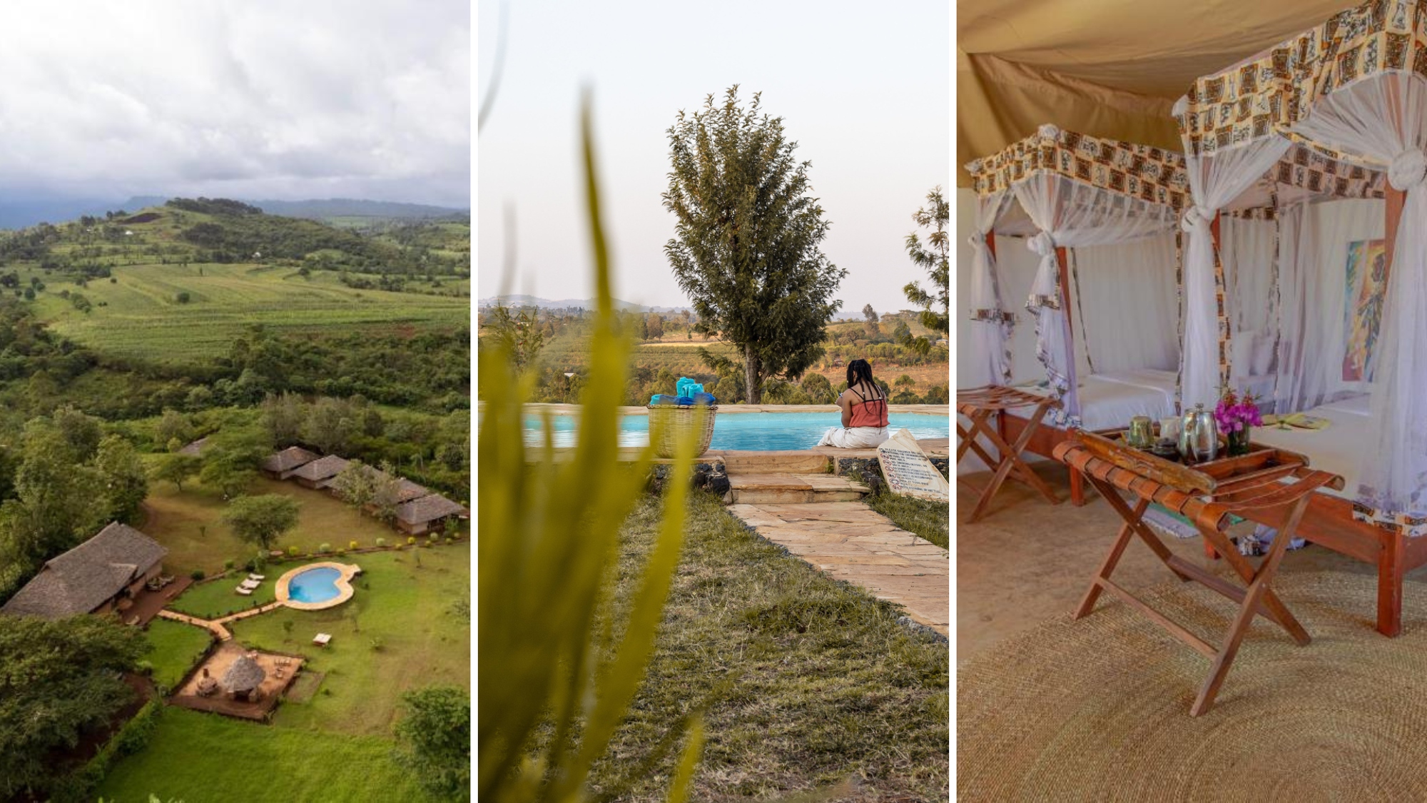 Le Karatu Tented Logde, jours 2 et 5