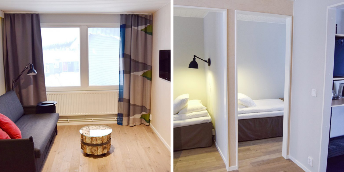 Et passez une bonne nuit dans votre chalet au style typiquement suédois, design et épuré