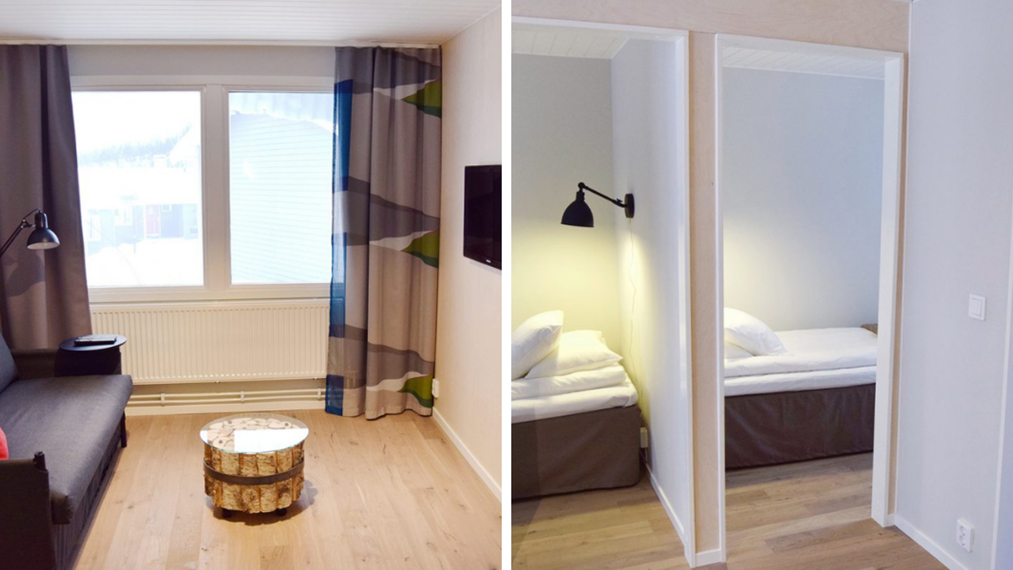 Et passez une bonne nuit dans votre chalet au style typiquement suédois, design et épuré