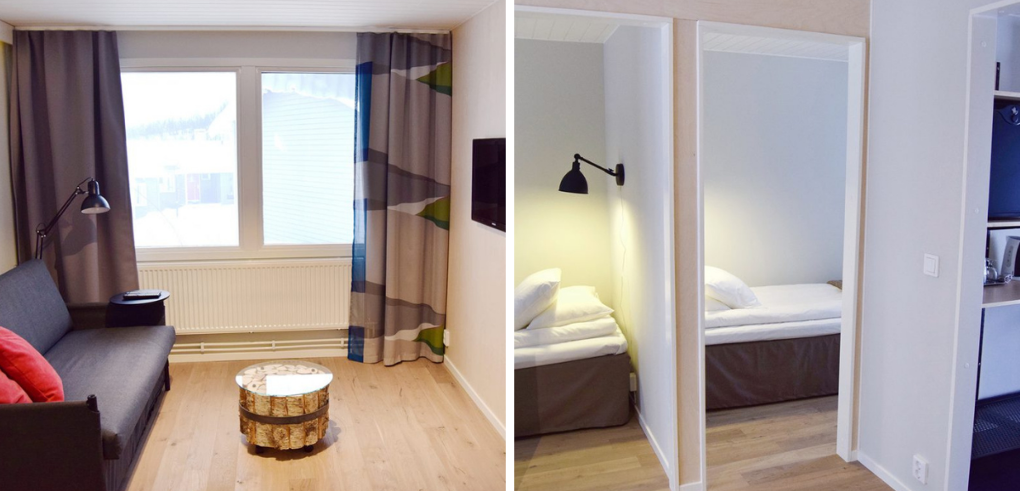 Et passez une bonne nuit dans votre chalet au style typiquement suédois, design et épuré