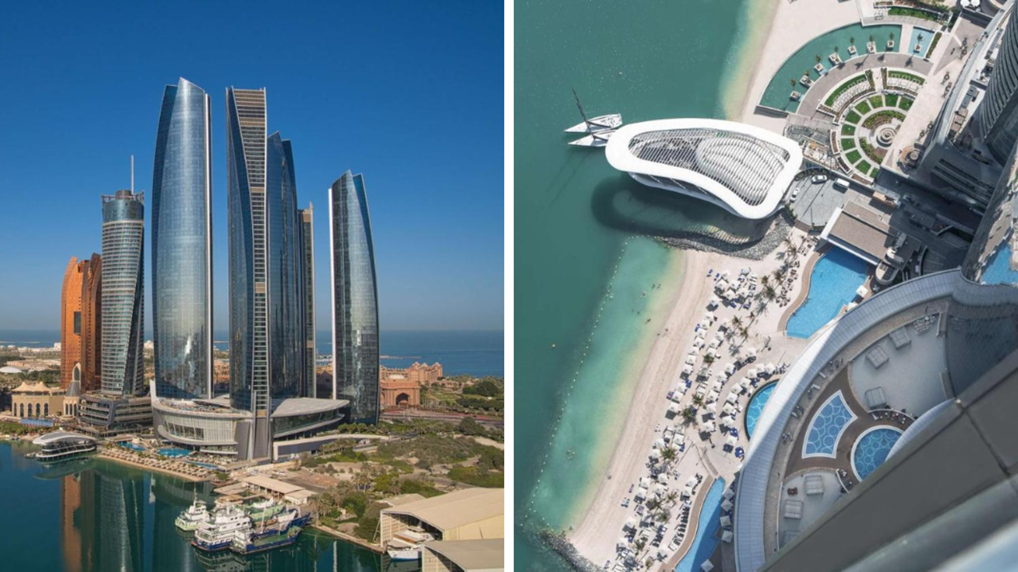 Installez-vous dans votre nouvel hôtel 5* : Conrad Etihad Towers Abu Dhabi (ou similaire)