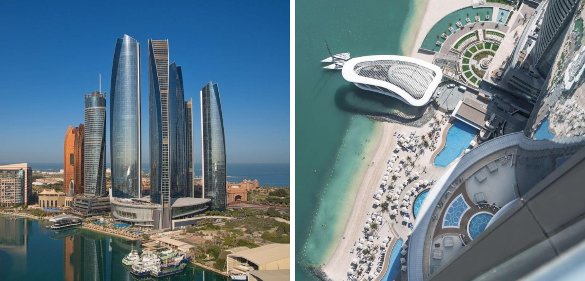 Installez-vous dans votre nouvel hôtel 5* : Conrad Etihad Towers Abu Dhabi (ou similaire)
