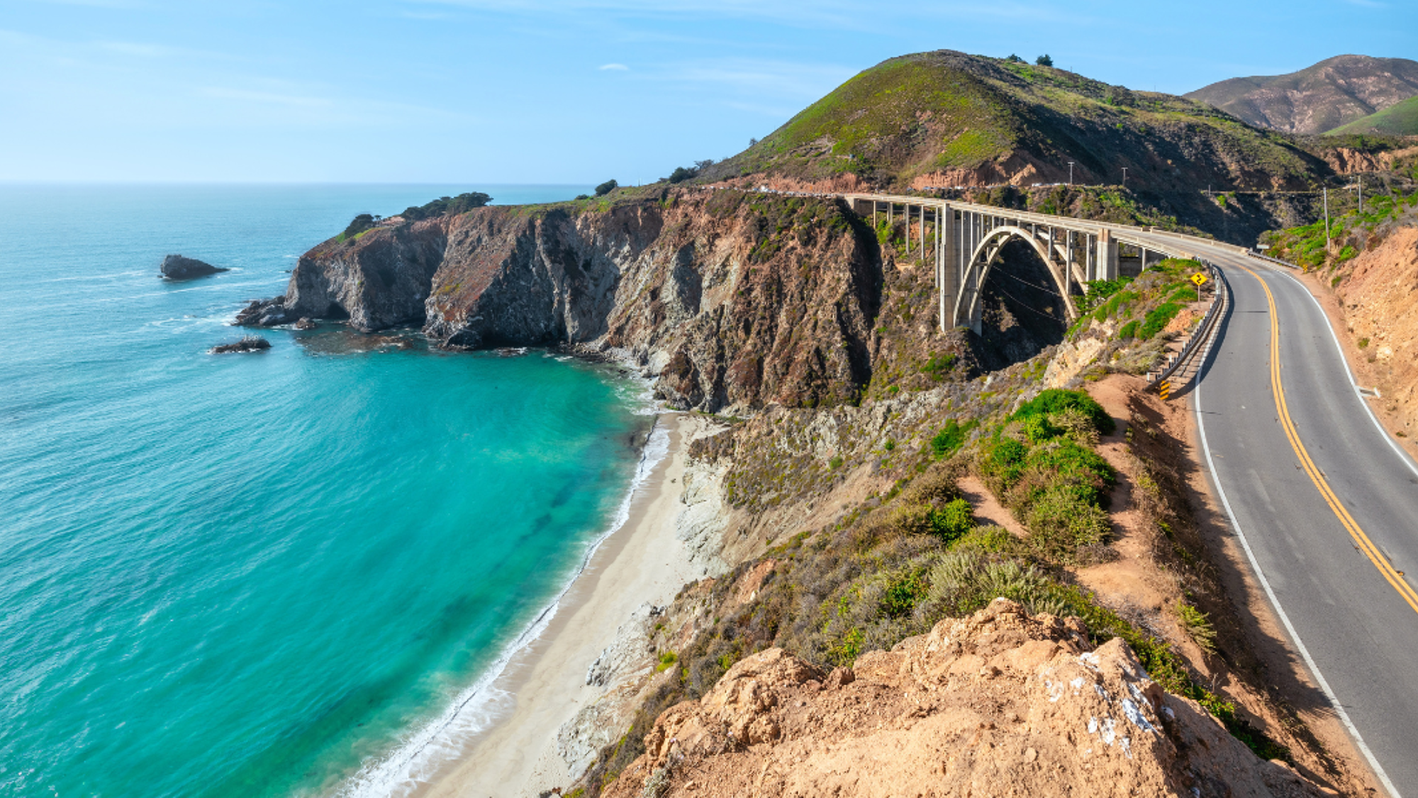 Les paysages de la Highway 1 qui défilent à travers la fenêtre - jour 10 ou 4