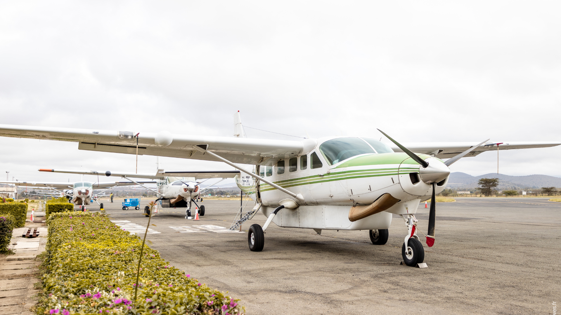 L'avion pour le vol Arusha - Zanzibar, jour 6