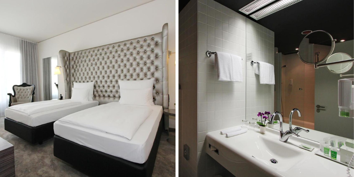 Le tout dans un hôtel idéalement situé : l'Arcotal John F. 