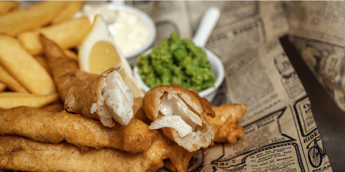 Et goûtez aux célèbres Fish & Chips ! 