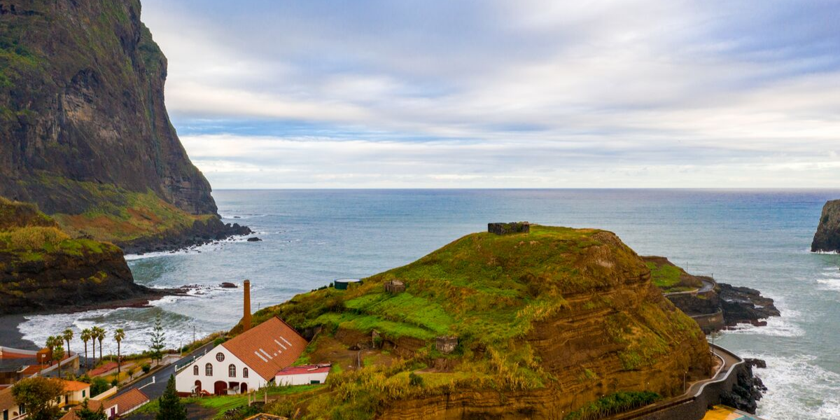Et la jolie vue de Porto da Cruz