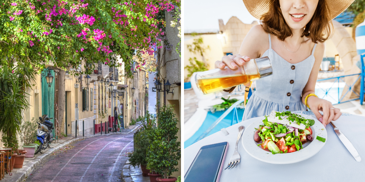Les quartiers plein de charme et la cuisine grecque 