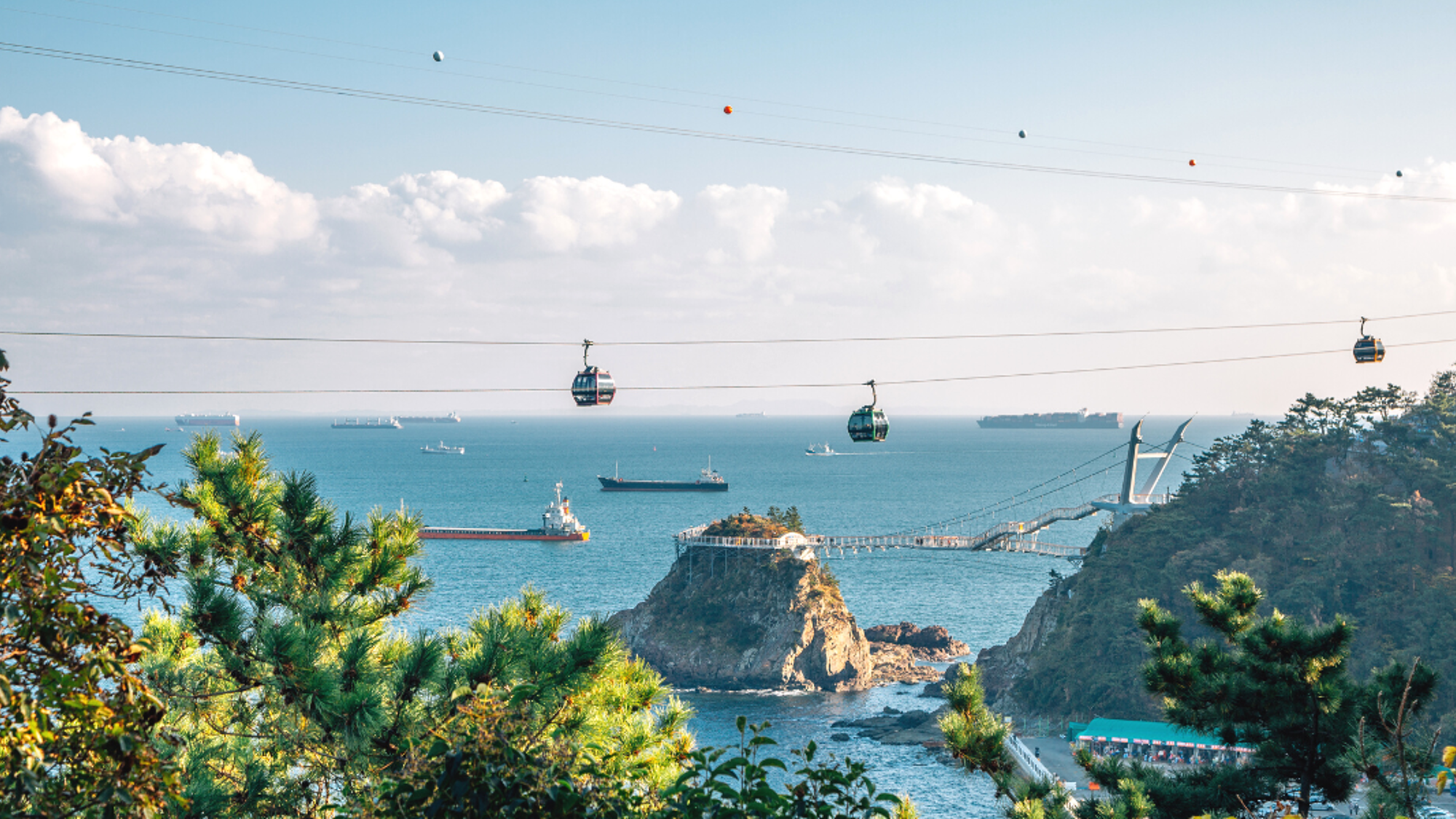 Empruntez le téléphérique de Songdo