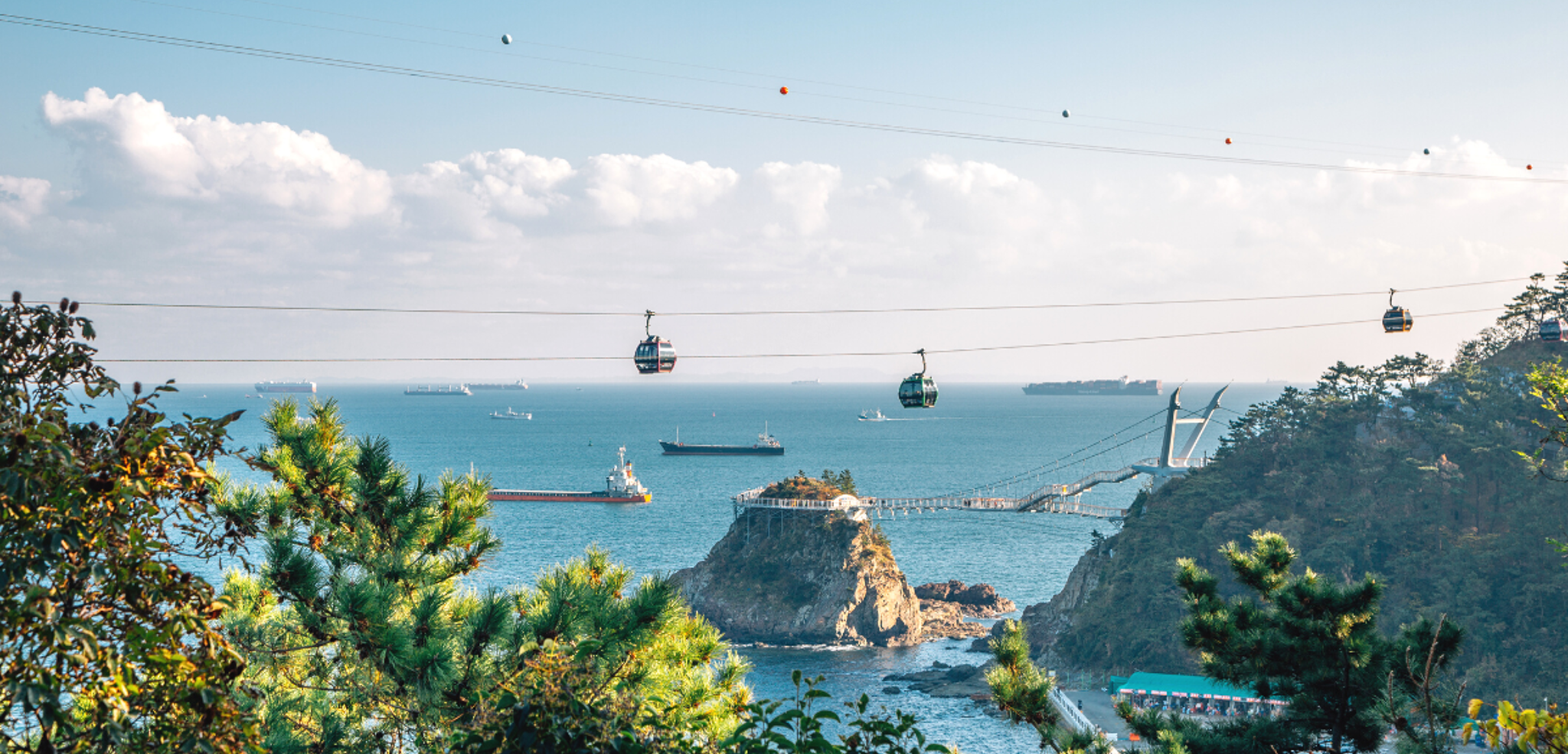 Empruntez le téléphérique de Songdo