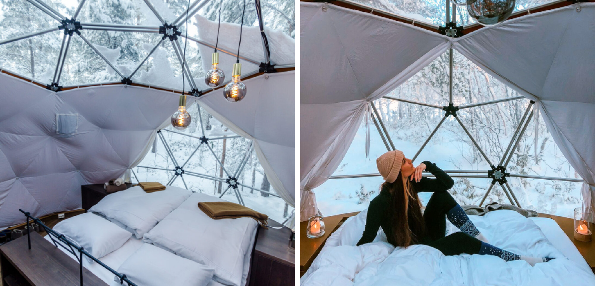 Vous serez aux premières loges pour observer les aurores boréales danser dans le ciel