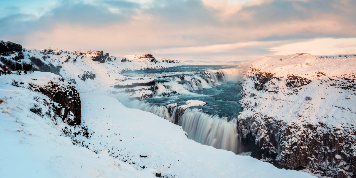 La cascade de Gullfoss (en hiver) - jour 2 