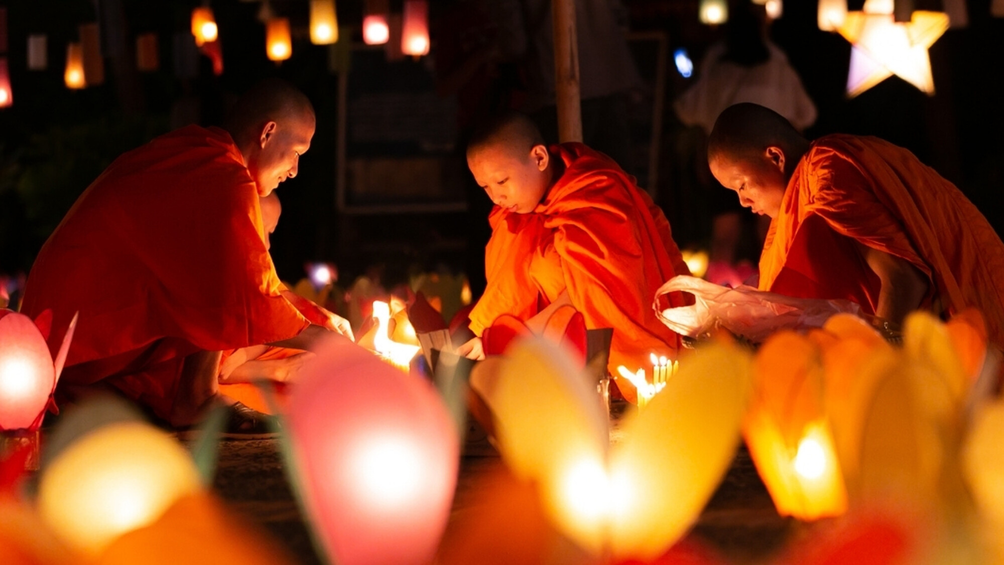 Fête des lumières, Luang Prabang, Laos