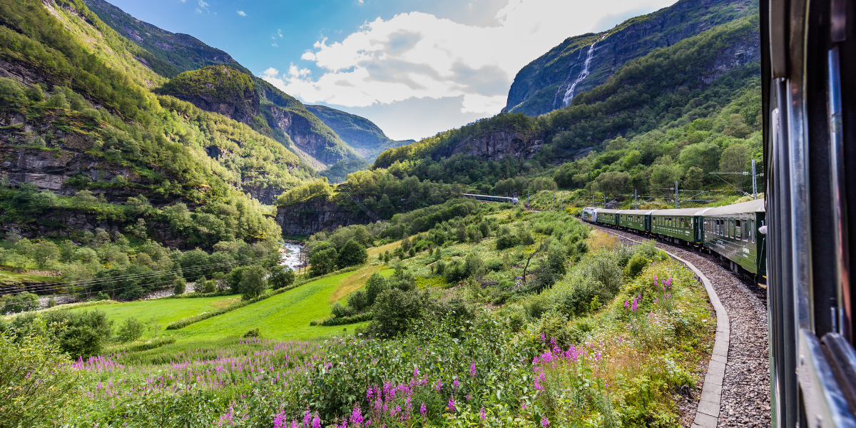 À bord de la célèbre ligne ferroviaire de Flåm 
