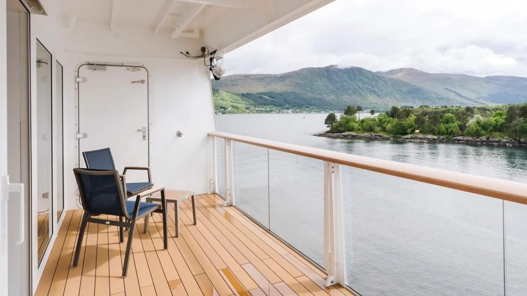 Avec balcon pour profiter des paysages qui défilent !