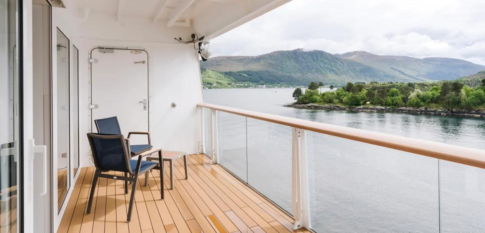 Avec balcon pour profiter des paysages qui défilent !