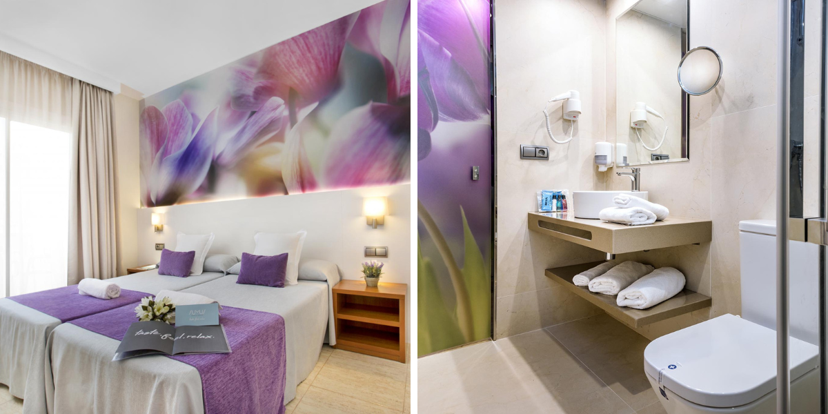 Et reposez-vous dans ses jolies chambres à partager (photo non contractuelle)