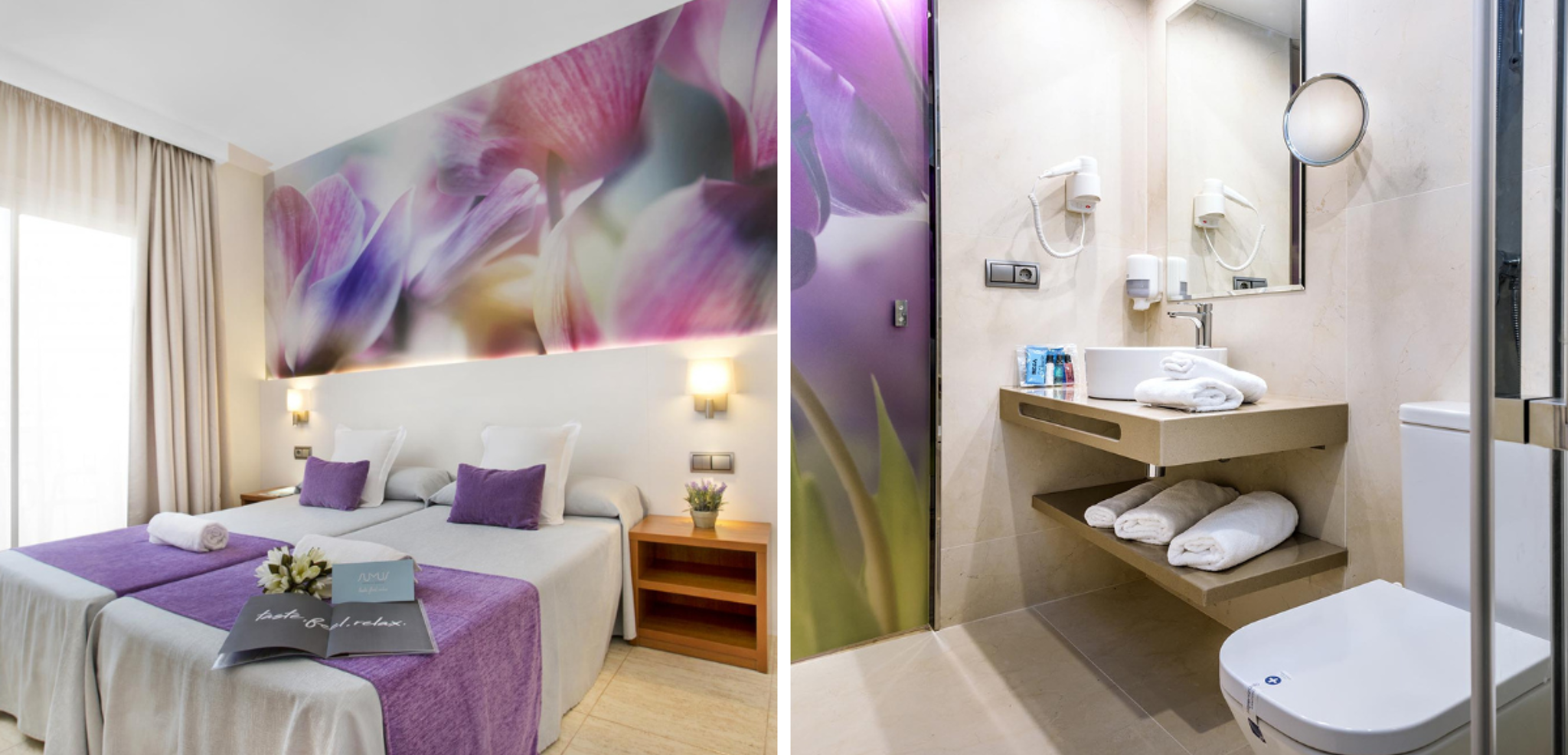 Et reposez-vous dans ses jolies chambres à partager (photo non contractuelle)