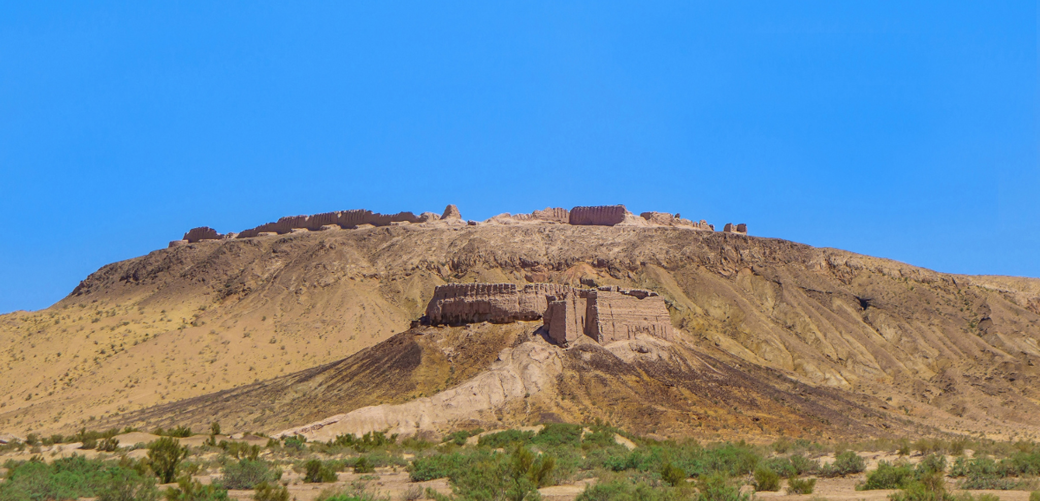 Forteresse Ayaz-Kala, désert Kyzyl Kum