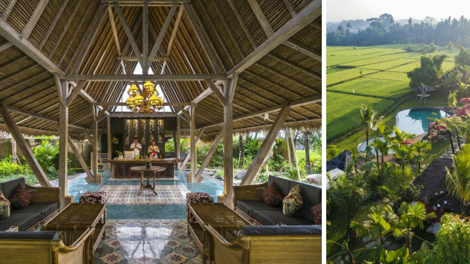 Votre hôtel à Ubud, au coeur des rizières, Adiwana Arya Villa (ou équivalent, selon disponibilités)