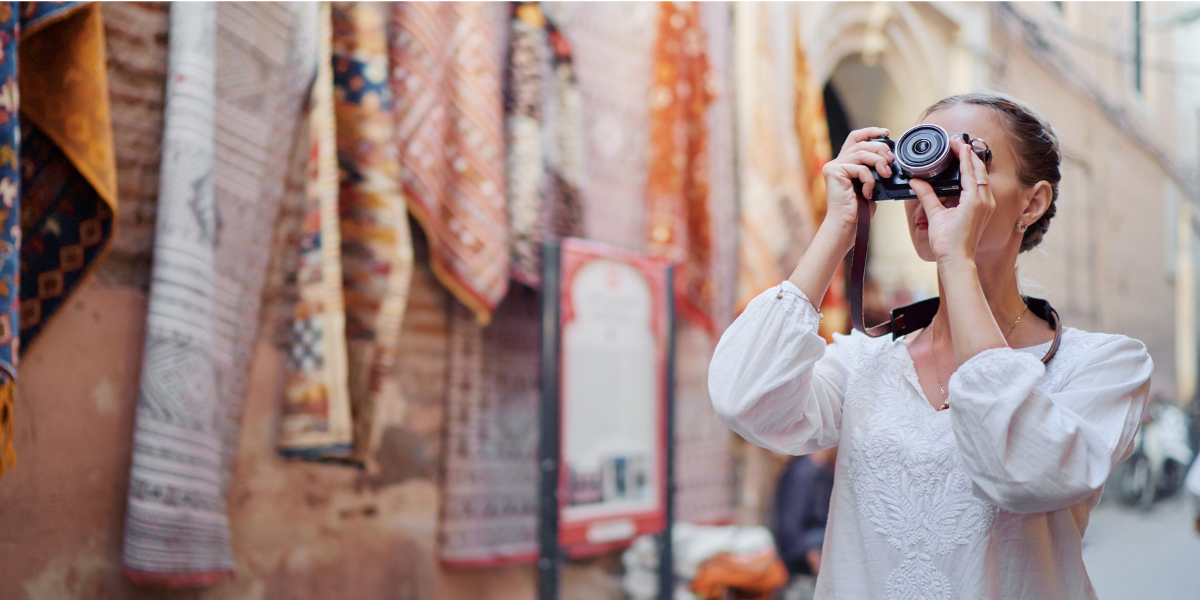 Entre visites de la médina de Marrakech 