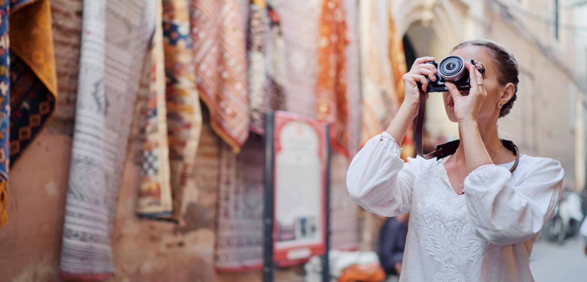 Entre visites de la médina de Marrakech