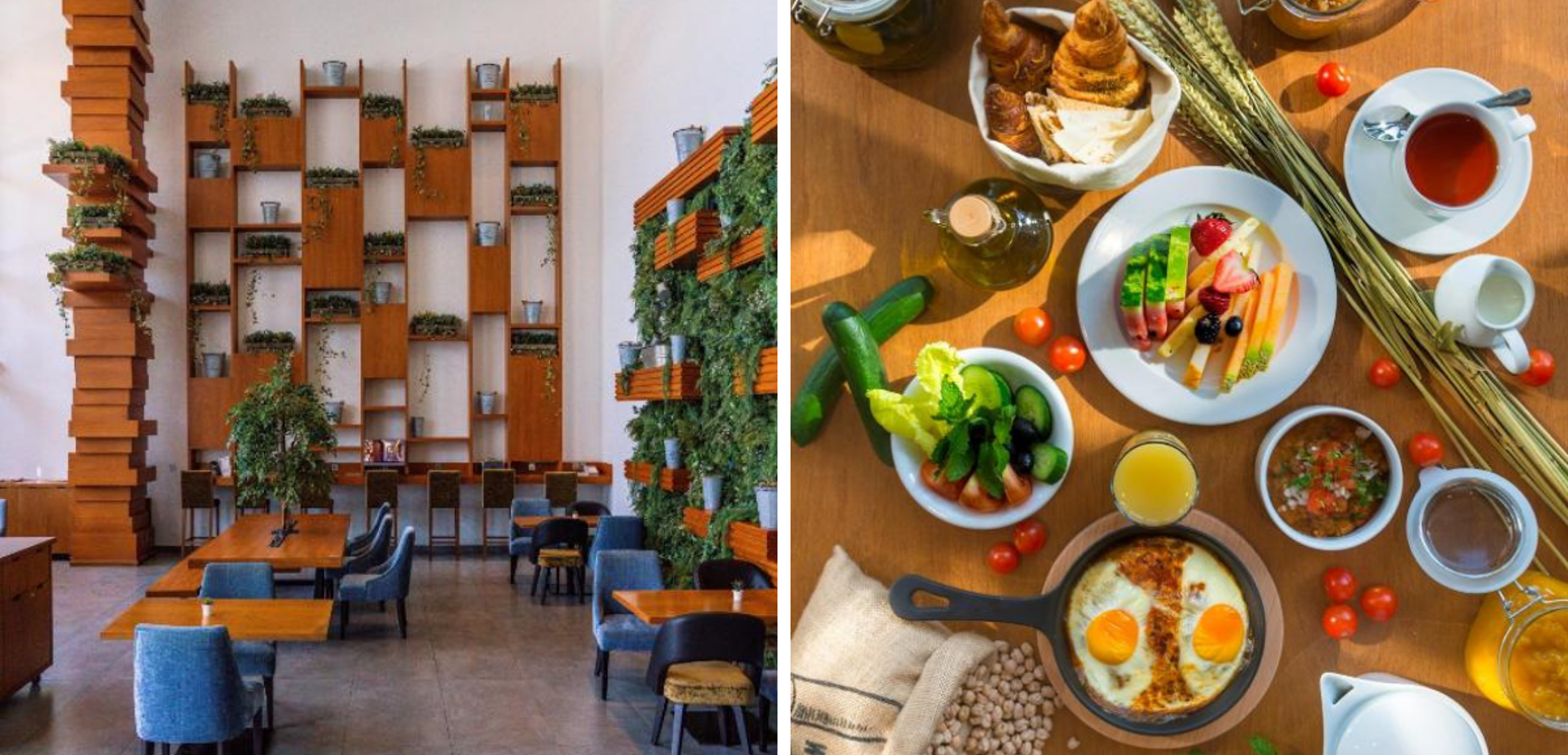 Pause déj' au restaurant de l'hôtel