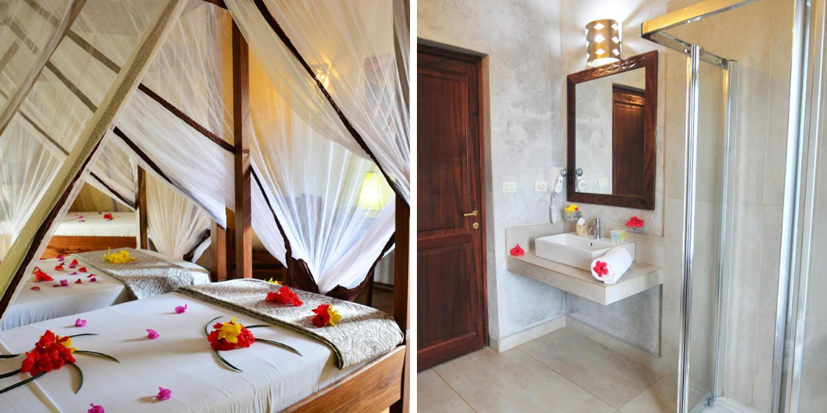 Des chambres confortables à partager entre Copines : Hôtel Voi Kiwengwa Resort (ou similaire) 