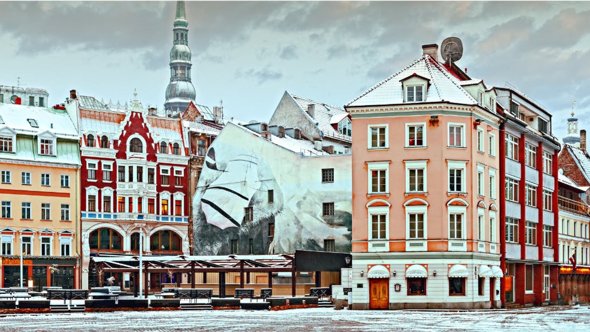 Admirez l'architecture Art Nouveau