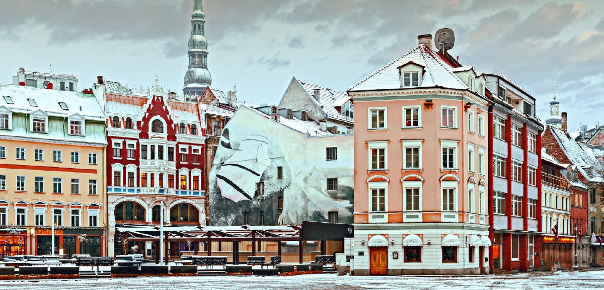 Admirez l'architecture Art Nouveau