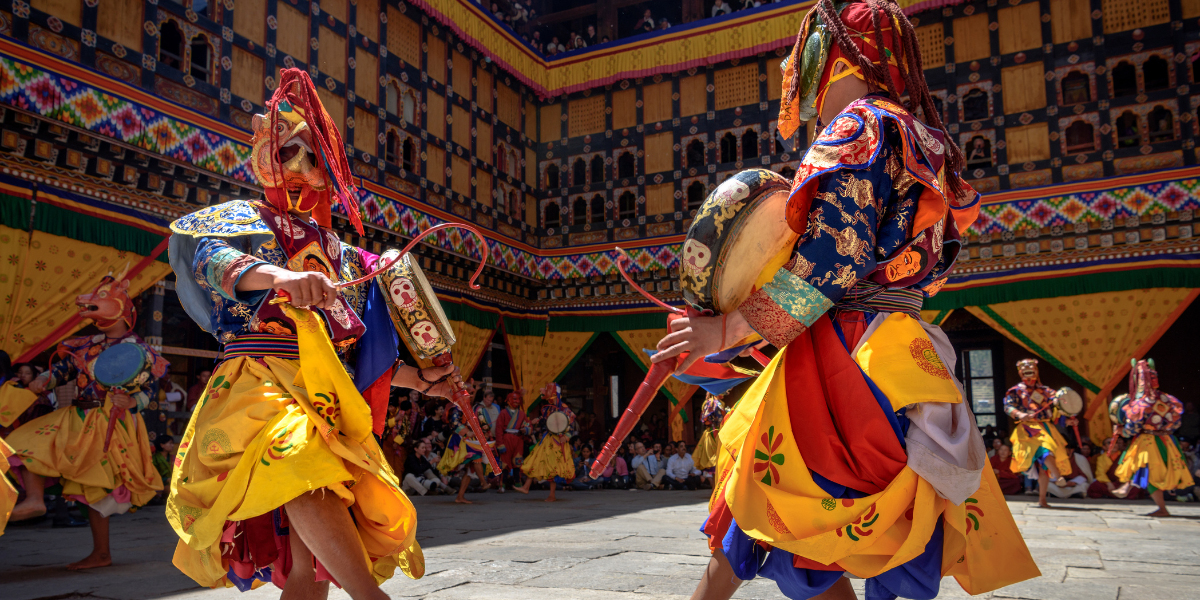 Festival Tsechu, Bhoutan 