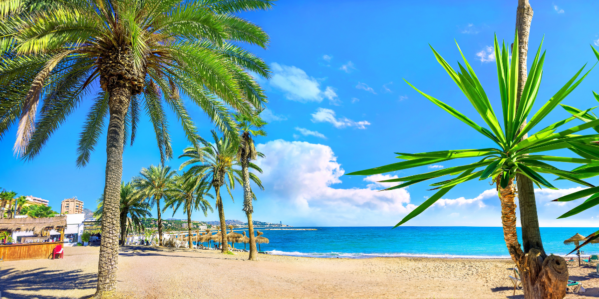 La plage de Malagueta 