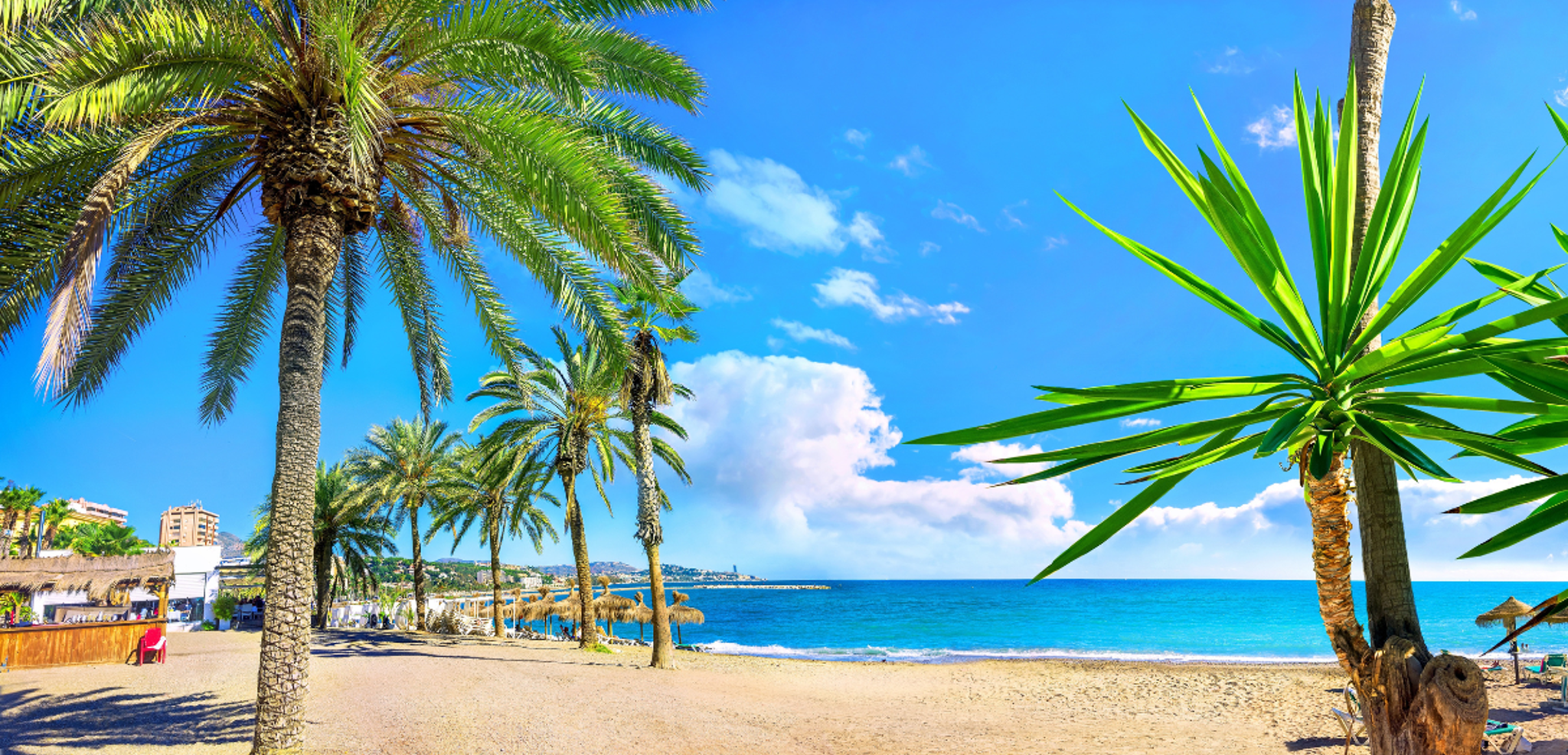 La plage de Malagueta