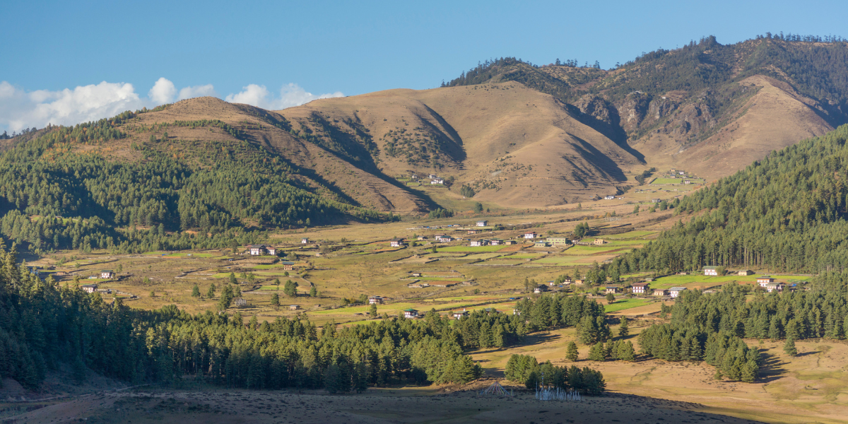 Vallée de Phobjikha, Bouthan 