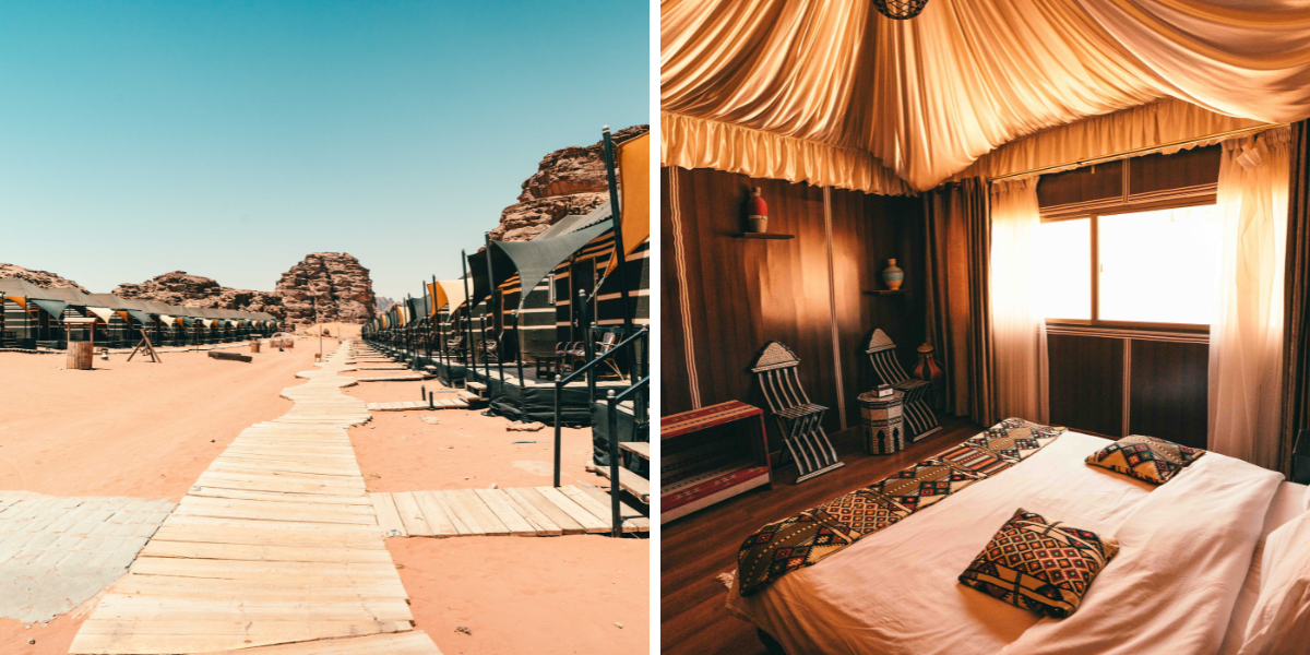 Votre hébergement pour la nuit dans le Wadi Rum : le Mayazen Rum (ou similaire) - jour 6 