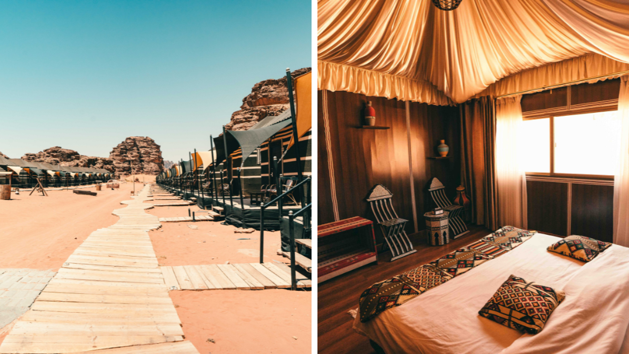 Votre hébergement pour la nuit dans le Wadi Rum : le Mayazen Rum (ou similaire) - jour 6