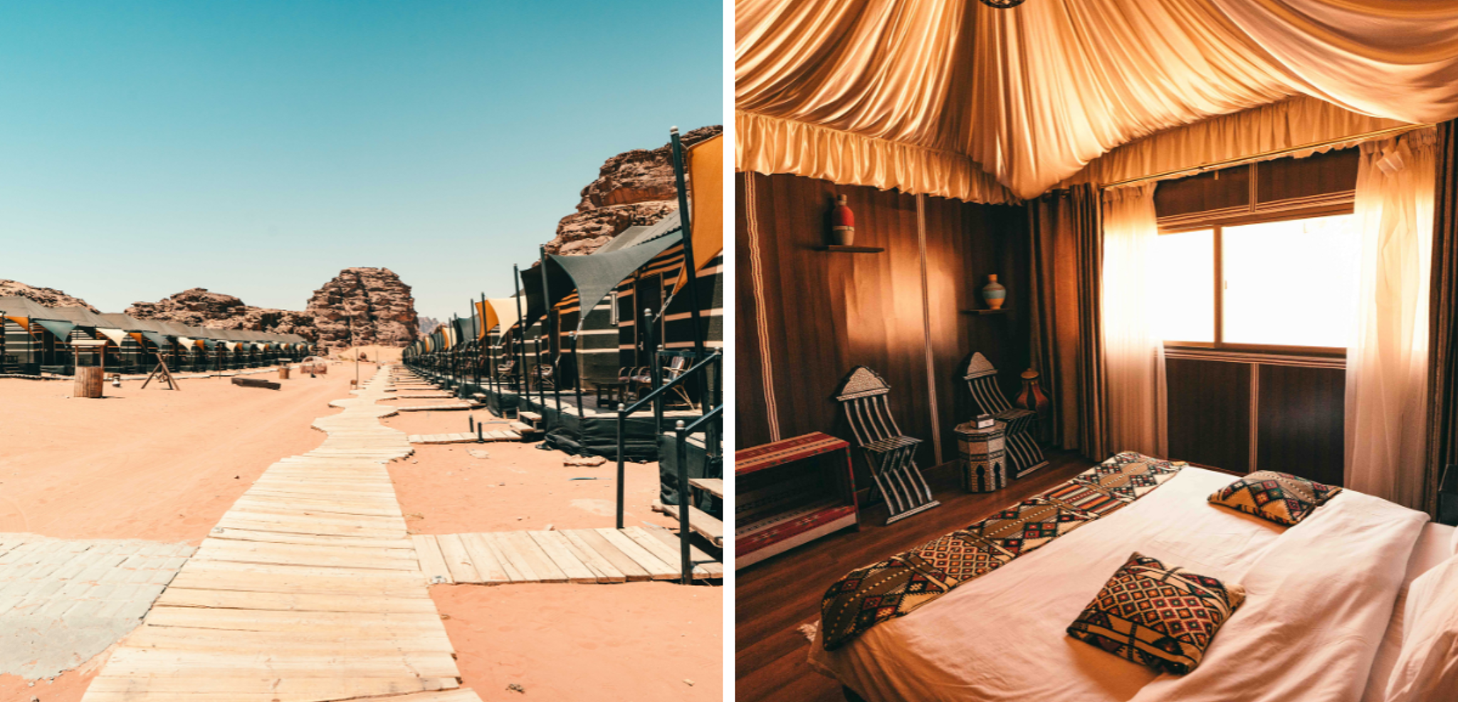 Votre hébergement pour la nuit dans le Wadi Rum : le Mayazen Rum (ou similaire) - jour 6