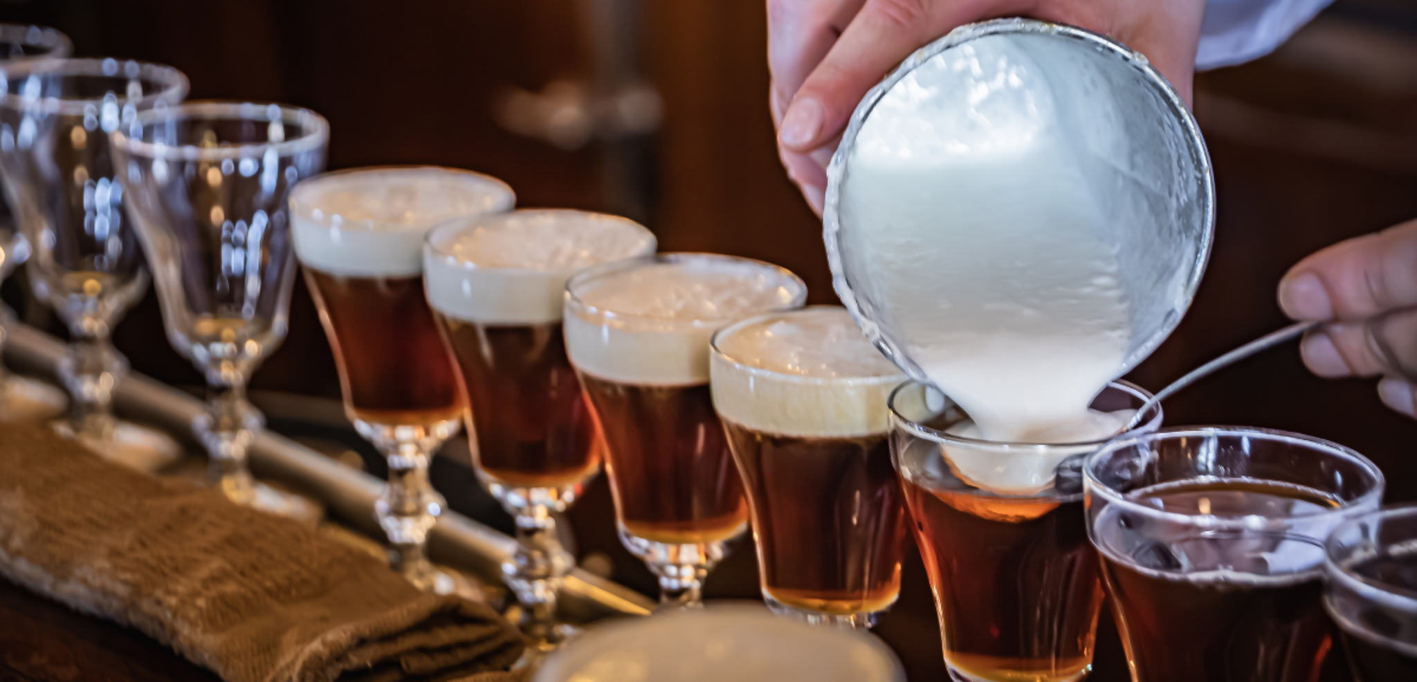 La préparation d'un irish coffee dans une distillerie - Jour 4