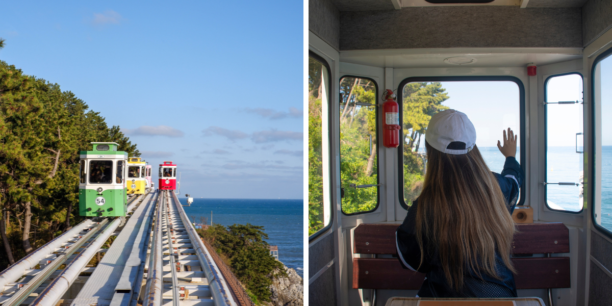 Et admirez les paysages de Busan depuis la Sky Capsule 