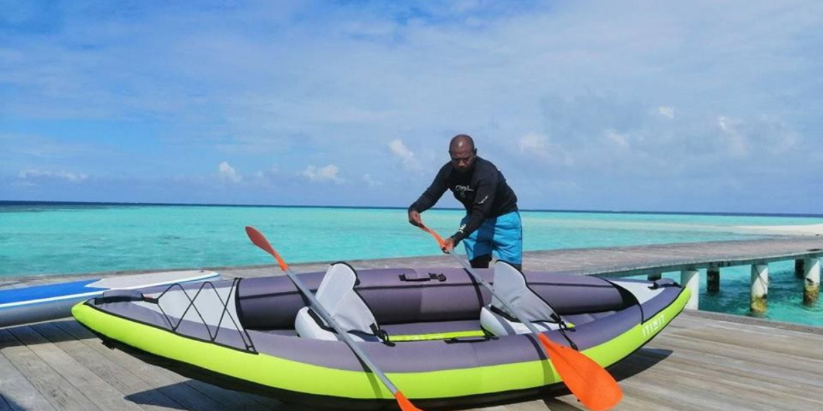 Kayak et paddle à votre disposition pour varier les plaisirs