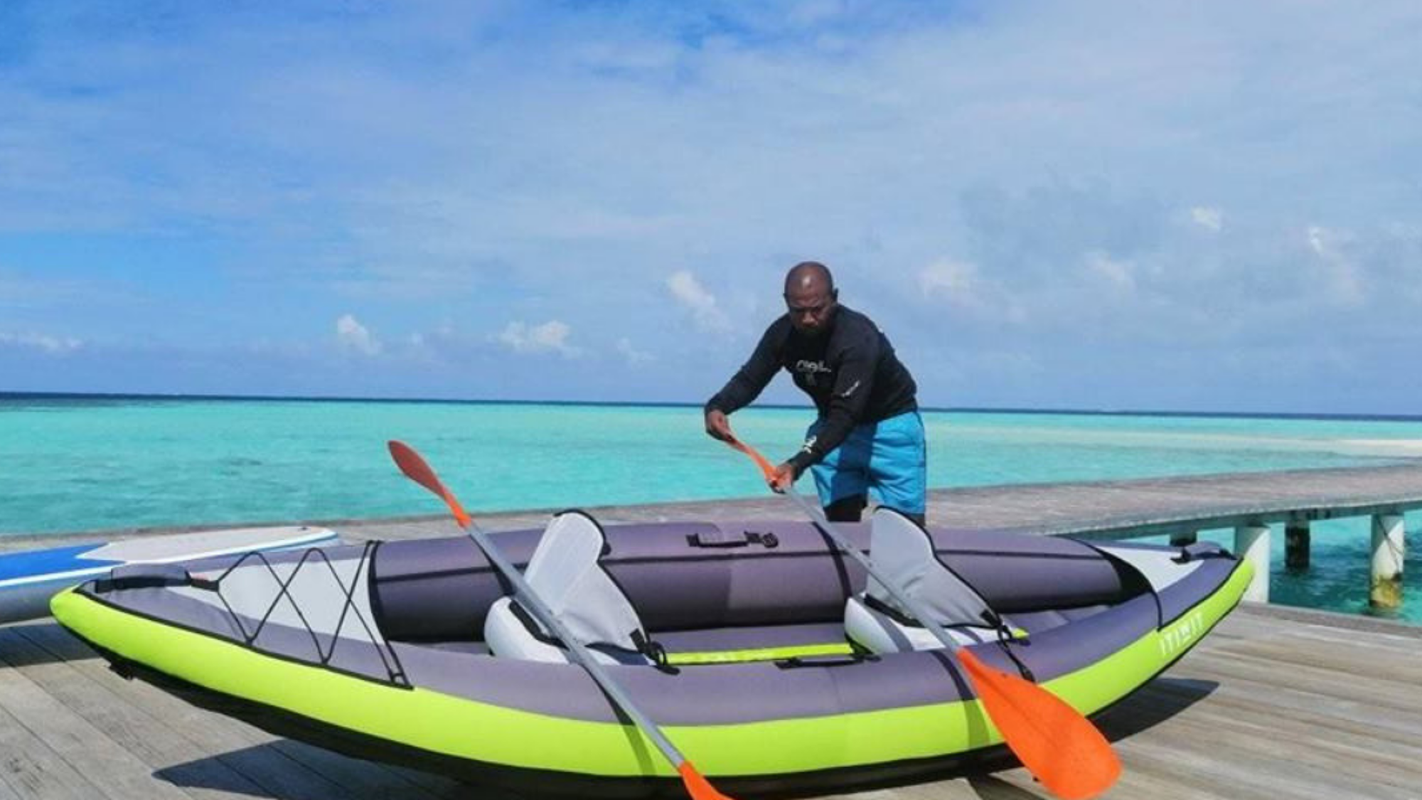 Kayak et paddle à votre disposition pour varier les plaisirs