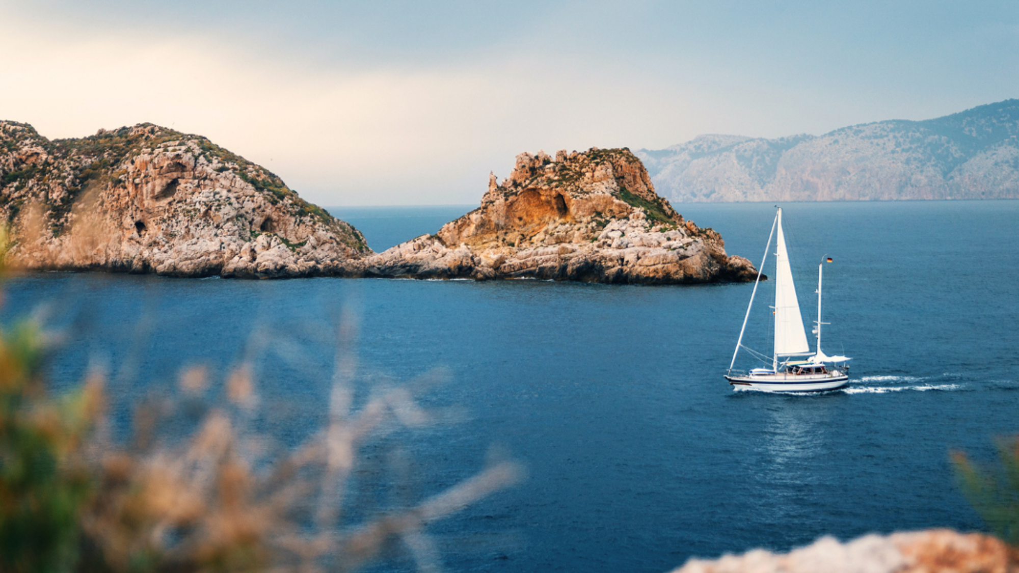 Sortie en mer sur un voilier, Majorque, Espagne