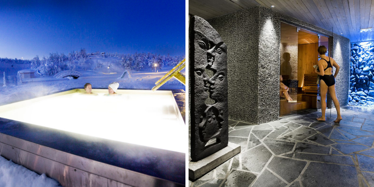 Rien de tel qu'un moment de détente au spa après vos activités extérieures !